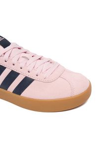 Adidas - adidas Sneakersy Vl Court 3.0 JP7629 Różowy. Kolor: różowy. Materiał: skóra, zamsz #4