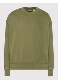 Levi's® Bluza Unisex Standard A0886-0009 Zielony Relaxed Fit. Kolor: zielony. Materiał: bawełna