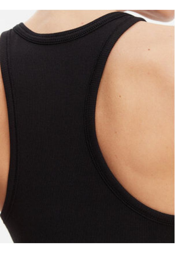 Calvin Klein Underwear Top LV00QS7492 Czarny Slim Fit. Kolor: czarny. Materiał: bawełna