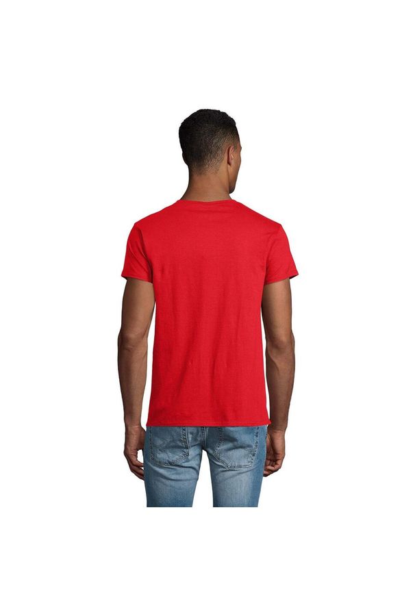 SOL'S - Epicka Koszulka Unisex Dla Dorosłych. Kolor: czerwony. Sport: turystyka piesza