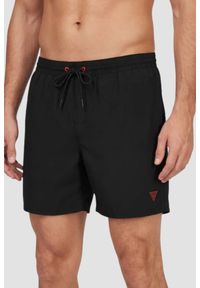 Guess - GUESS Czarne męskie kąpielówki New Basic, Rozmiar XL. Kolor: czarny #1