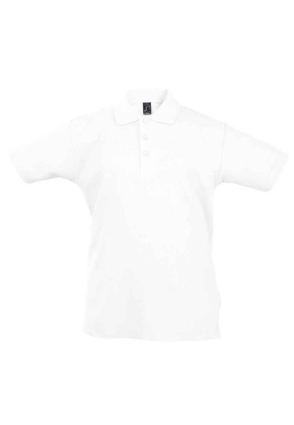 SOL'S - Koszulka Polo Dla Dzieci/dzieci Summer II. Typ kołnierza: polo. Kolor: biały