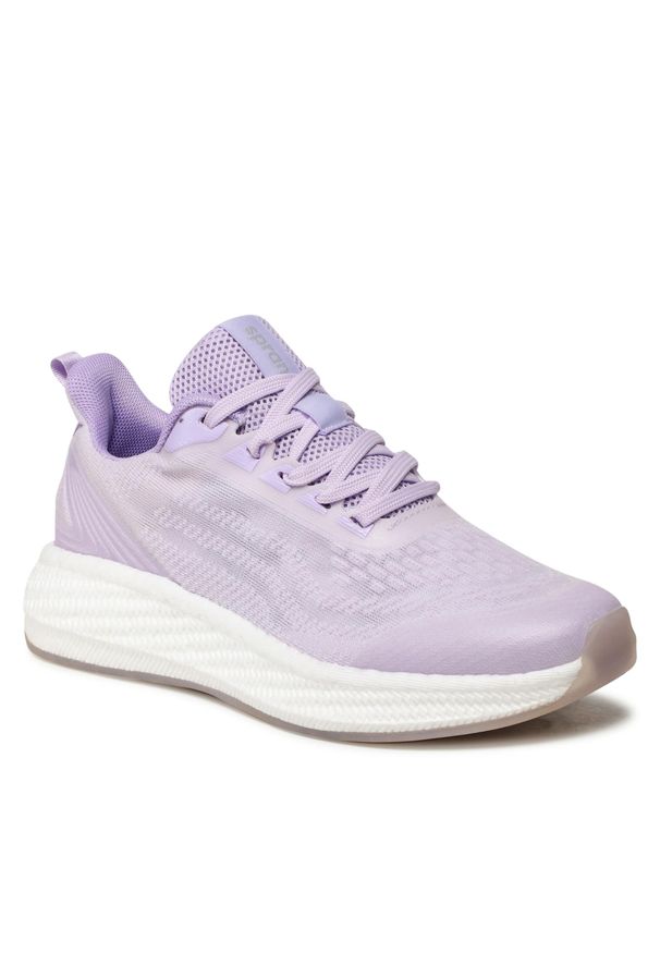 Sneakersy Sprandi - WP07-11602-06 Violet. Okazja: na co dzień. Kolor: fioletowy. Materiał: materiał