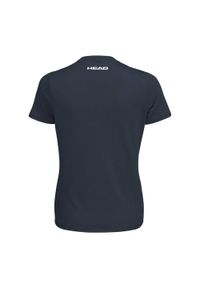 Head - T-shirt damski Club Lucy. Kolor: niebieski. Materiał: poliester, bawełna, jersey, materiał