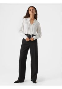 Vero Moda Bluzka Bumpy 10300602 Biały Regular Fit. Kolor: biały. Materiał: wiskoza #5