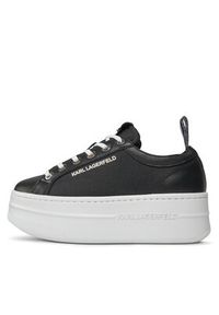 Karl Lagerfeld - KARL LAGERFELD Sneakersy KL65019 Czarny. Kolor: czarny. Materiał: skóra