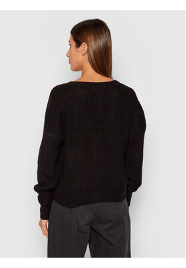 Vero Moda Kardigan Lea 10249632 Czarny Relaxed Fit. Kolor: czarny. Materiał: syntetyk