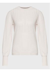 Moss Copenhagen Sweter Leila Rachelle 16770 Beżowy Regular Fit. Kolor: beżowy. Materiał: wiskoza #5