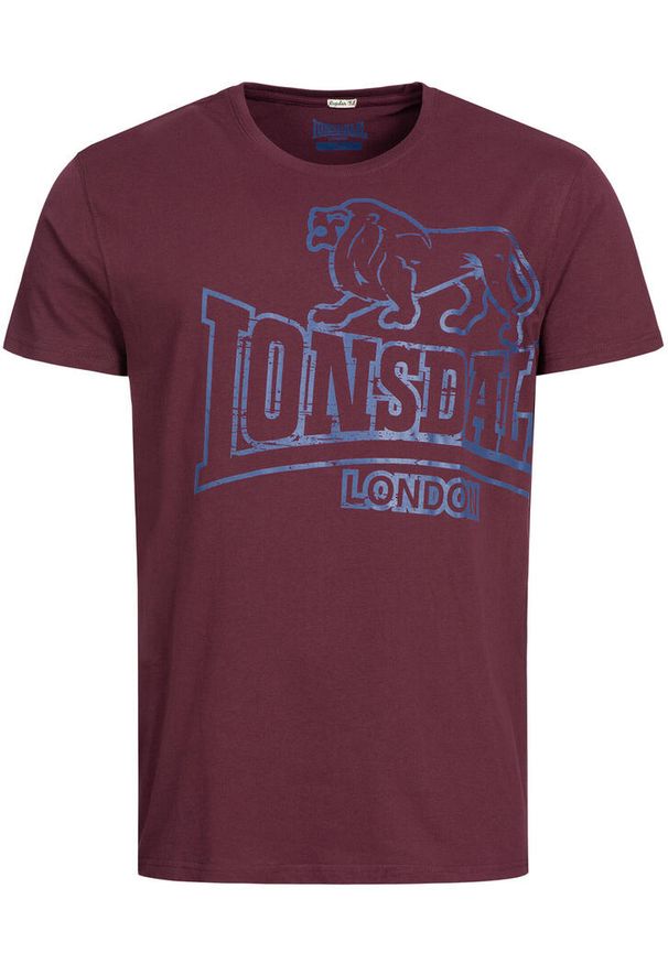 Koszulka Lonsdale Langsett. Kolor: czerwony
