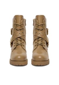 DeeZee Trzewiki 15161-1-BEIGE PU Beżowy. Kolor: beżowy. Materiał: materiał #3