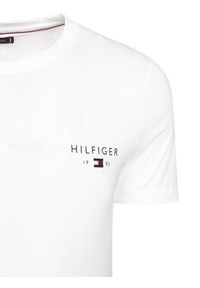 TOMMY HILFIGER - Tommy Hilfiger T-Shirt Brand Love MW0MW41456 Biały Regular Fit. Kolor: biały. Materiał: bawełna #4