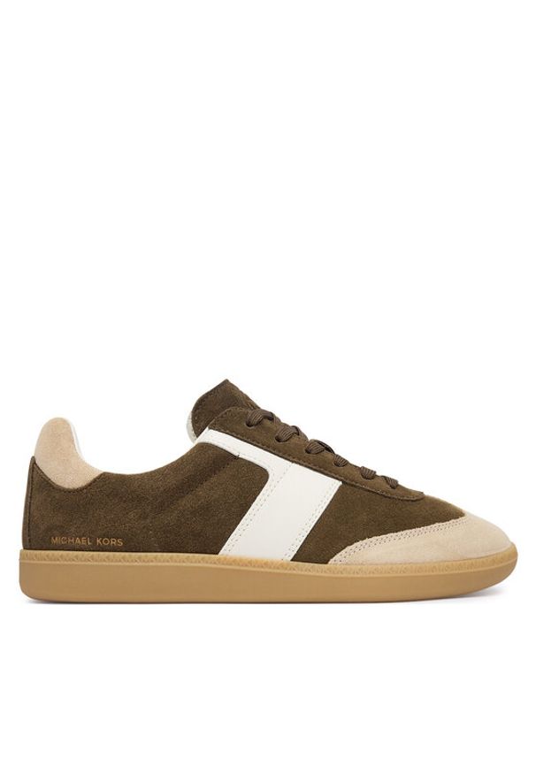 MICHAEL Michael Kors Sneakersy Jovie 43T6JVFS1S Zielony. Kolor: zielony. Materiał: skóra, zamsz