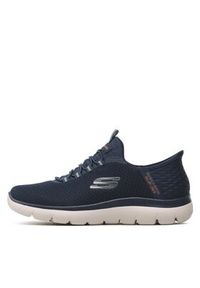 skechers - Skechers Sneakersy High Range 232457/NVY Granatowy. Kolor: niebieski. Materiał: materiał