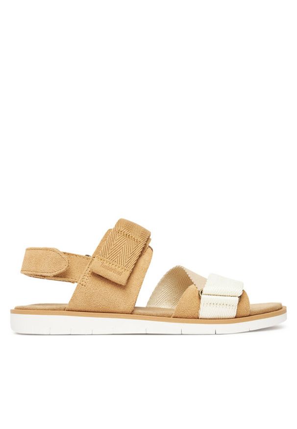 Timberland Sandały TB0A414AEW11 Brązowy. Kolor: brązowy. Materiał: materiał