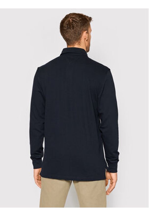 TOMMY HILFIGER - Tommy Hilfiger Polo 1985 MW0MW20183 Granatowy Regular Fit. Typ kołnierza: polo. Kolor: niebieski. Materiał: bawełna