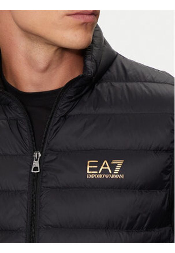 EA7 Emporio Armani Kamizelka 8NPQ06 PNGPZ 0208 Czarny Regular Fit. Kolor: czarny. Materiał: syntetyk