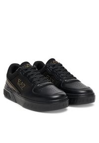 EA7 Emporio Armani Sneakersy 7X000338 AF18614 MZ177 Czarny. Kolor: czarny. Materiał: skóra
