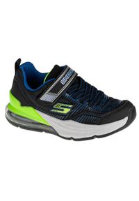 skechers - Buty do chodzenia chłopięce, Skechers Skech-Air Blast Tallix. Kolor: czarny. Sport: turystyka piesza