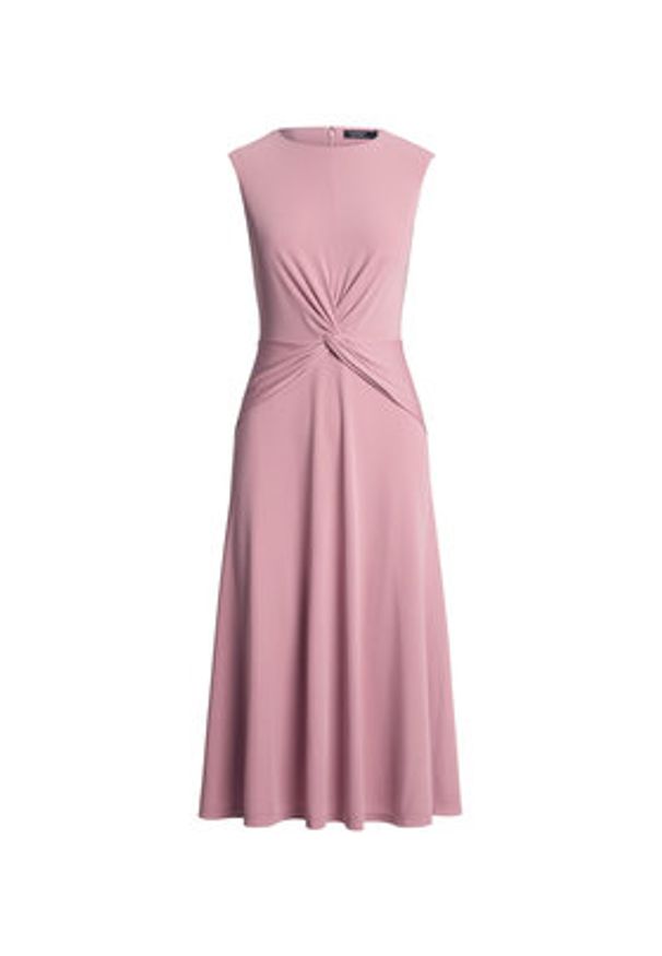 Lauren Ralph Lauren - LAUREN RALPH LAUREN Sukienka codzienna 250872090014 Różowy Regular Fit. Okazja: na co dzień. Kolor: różowy. Materiał: syntetyk. Typ sukienki: proste. Styl: casual