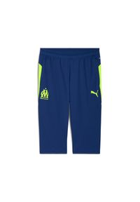 Puma - Spodnie dresowe OM 3/4 2025/26. Kolor: niebieski. Materiał: dresówka. Sport: piłka nożna