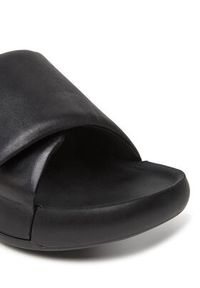 ecco - ECCO Klapki Cozmo Pf W 20668301001 Czarny. Kolor: czarny. Materiał: skóra #6