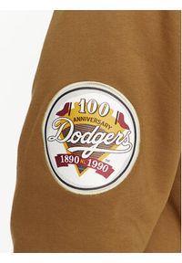 New Era Bluza Large Logo 60416329 Brązowy Regular Fit. Kolor: brązowy. Materiał: bawełna #4