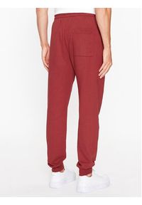 Hugo Spodnie dresowe 50501579 Bordowy Regular Fit. Kolor: czerwony. Materiał: bawełna #5