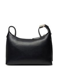Calvin Klein Torebka Hardware Strap Medium Crossbody K60K613028 Czarny. Kolor: czarny. Materiał: skórzane #5