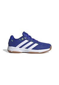 Adidas - Dziecięce buty halowe adidas Stabil. Kolor: niebieski. Sport: piłka ręczna #1