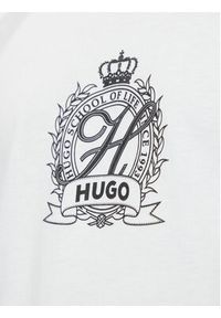 Hugo - HUGO T-Shirt 50538246 Biały Regular Fit. Kolor: biały. Materiał: bawełna