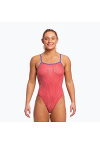 FUNKITA - Strój pływacki jednoczęściowy damski Funkita Strength One Piece. Kolor: czerwony