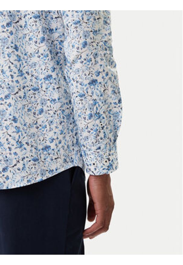 Jack & Jones Koszula Blabarnes 12273876 Błękitny Regular Fit. Kolor: niebieski. Materiał: bawełna