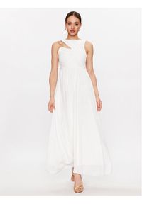 Rinascimento Sukienka wieczorowa CFC0018963002 Biały Regular Fit. Kolor: biały. Materiał: syntetyk. Styl: wizytowy