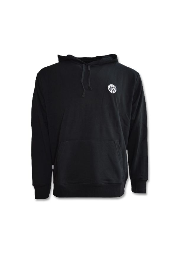 Bluza z kapturem New Balance Hoops Essentials Fundamental Hoodie. Typ kołnierza: kaptur. Kolor: czarny. Sport: koszykówka