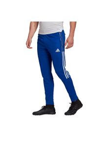 Adidas - Spodnie adidas Tiro 21 Training M. Kolor: wielokolorowy, biały, niebieski