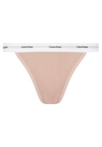 Calvin Klein Underwear Komplet 3 par stringów LV00QD5308 Różowy. Kolor: różowy. Materiał: bawełna #6