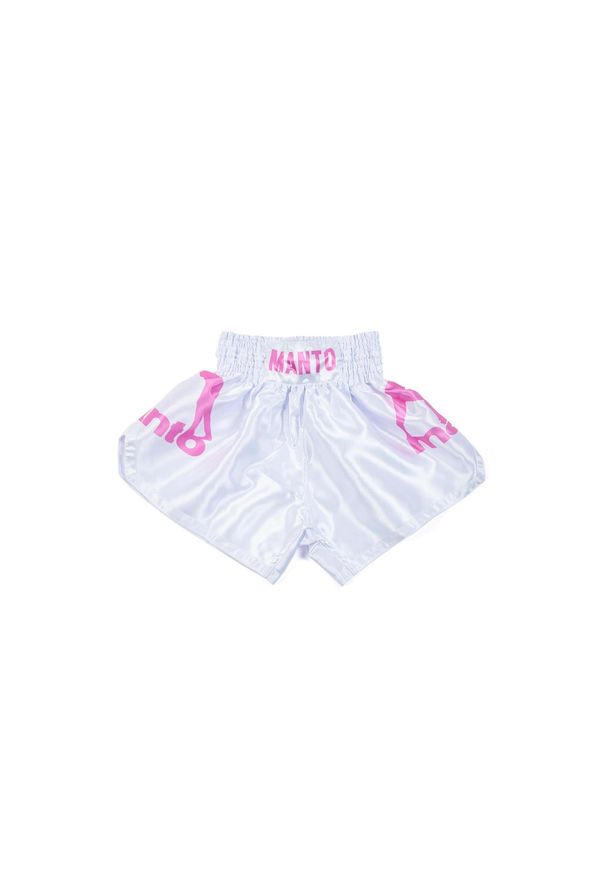 MANTO - Spodenki do Muay Thai męskie Manto Dual. Kolor: biały