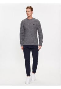 Aeronautica Militare Sweter 232MA1457L509 Szary Regular Fit. Kolor: szary. Materiał: syntetyk #5