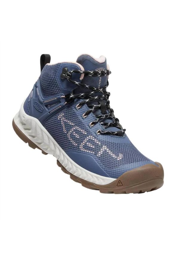 keen - Buty trekkingowe damskie Keen Nxis Evo Wp Mid. Kolor: niebieski