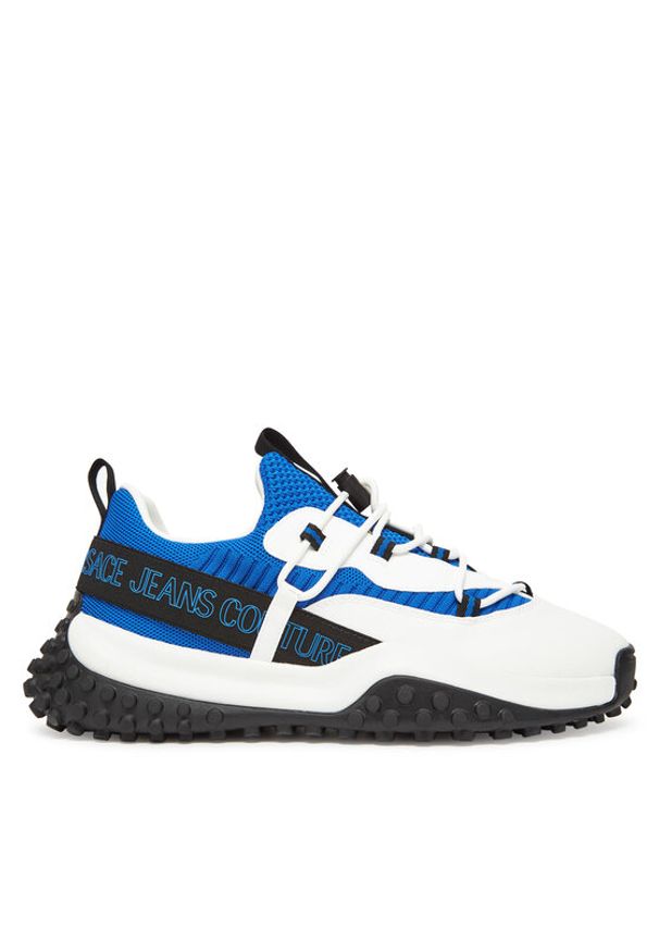 Versace Jeans Couture Sneakersy 78YA3SN2 Niebieski. Kolor: niebieski. Materiał: materiał
