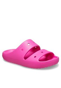 Crocs Klapki Classic Sandal V2 Kids 209421 Różowy. Kolor: różowy #2