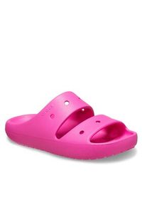 Crocs Klapki Classic Sandal V2 Kids 209421 Różowy. Kolor: różowy