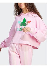Adidas - adidas Bluza IK7863 Różowy. Kolor: różowy. Materiał: bawełna #4