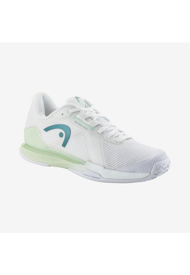 Damskie buty do padla Head Sprint Pro 40. Kolor: biały, zielony, wielokolorowy. Sport: bieganie