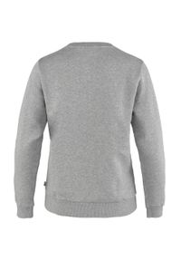 Fjällräven - Bluza damska Fjallraven Logo Sweater. Kolor: szary. Materiał: polar. Sezon: zima #2