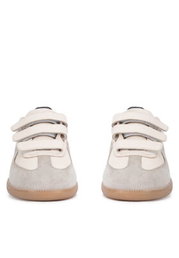 Gino Rossi Sneakersy TESSA-01-W1 Beżowy. Kolor: beżowy. Materiał: skóra