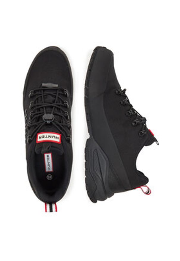 Hunter Trekkingi H8-221 Czarny. Kolor: czarny. Materiał: materiał, syntetyk. Sport: turystyka piesza