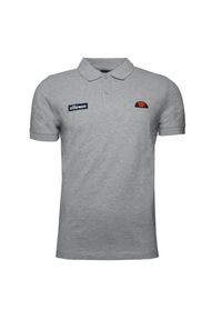 Koszulka Polo z krótkim rękawem Męska Ellesse SHS04475. Typ kołnierza: polo. Kolor: szary. Długość rękawa: krótki rękaw. Długość: krótkie