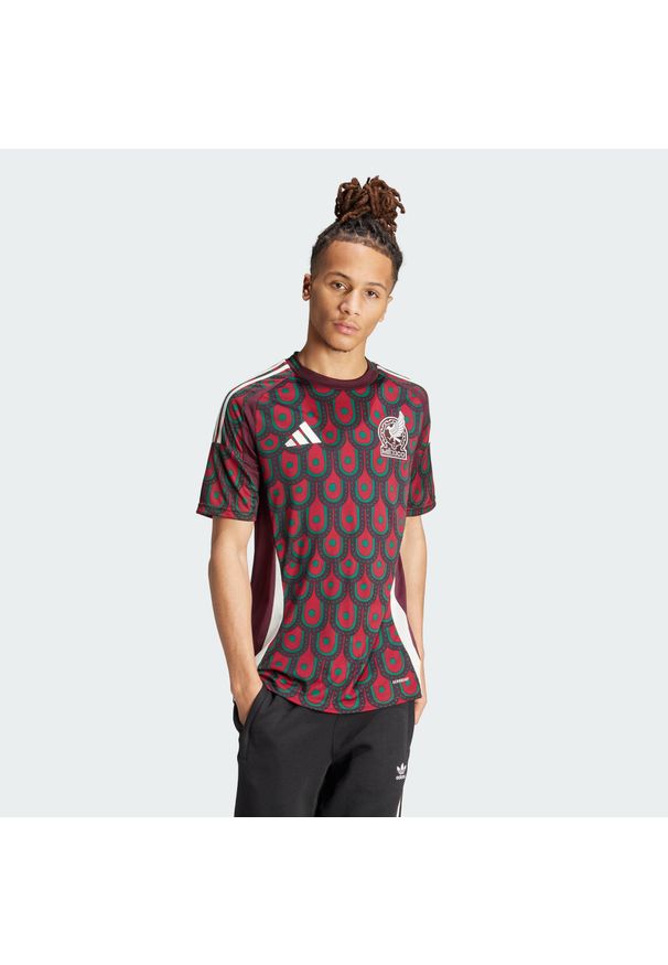 Adidas - Koszulka Mexico 24 Home. Kolor: wielokolorowy. Materiał: materiał. Sport: piłka nożna