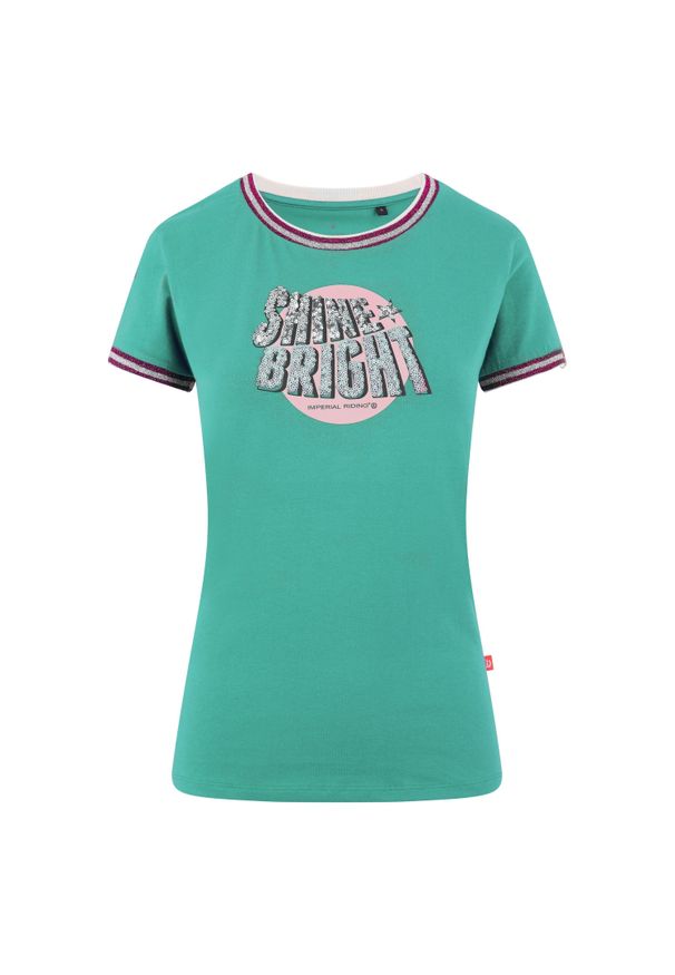 IMPERIAL RIDING - Koszulka damska Imperial Riding Shine Bright. Kolor: zielony